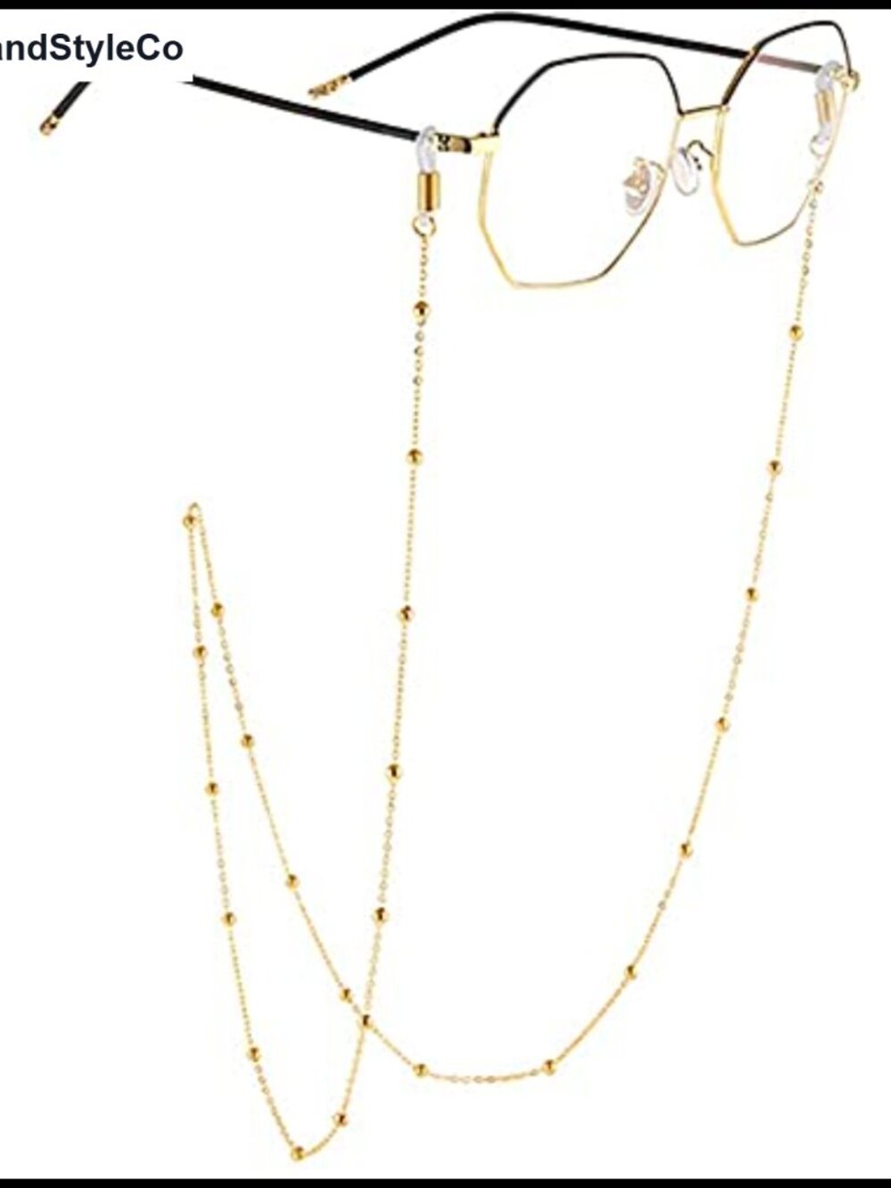 14K Gold Eyeglass Chain Sunglasses Strap Women Eyeglasses Holder Neck